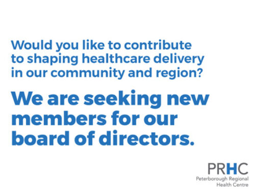 We are seeking new members for our Board of Directors